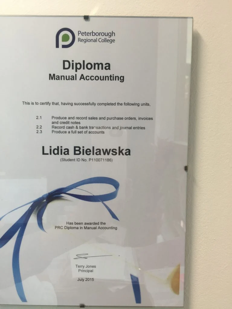 Sound Accounts certificate 4